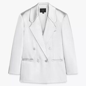 ZARA SATIN OVERSIZE BLAZER